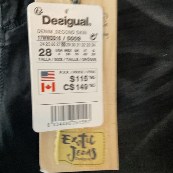 Desigual Black Pants with Gold Detailing - Picture 5 of 11